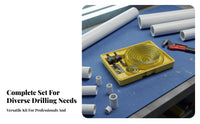 Kit Cutting Edges Set Sturdy Downlight Installation Tool Kit for Handymen, Construction Workers, Home Improvement, Workshop, Job Site