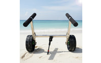 Kayak Trolley with Tank Wheels Heavy-Duty Kayak Cart with Foam Padding for Docks