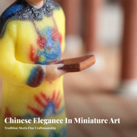 1/64 Scale Emperor Figure Full Color Chinese Royalty Figurine Collectible Ancient Chinese Empress Miniature for Hobbyists, Dioramas