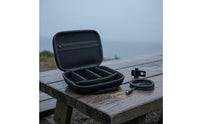 Action Camera Case Padded Zippered Organizer Case Semi-Rigid Adjustable Dividers