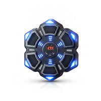 No-Drill Music Boxing Target Multi-Section Music Boxing Machine Round Bluetooth Punching Machine Digital Counter for Home Gym