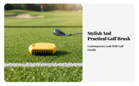 Soft Bristles Finger Grip Golf Brush Lightweight Golf Club Cleaner Compact Design for Golfers, Women, Equipment Maintenance, Golfing, Travel