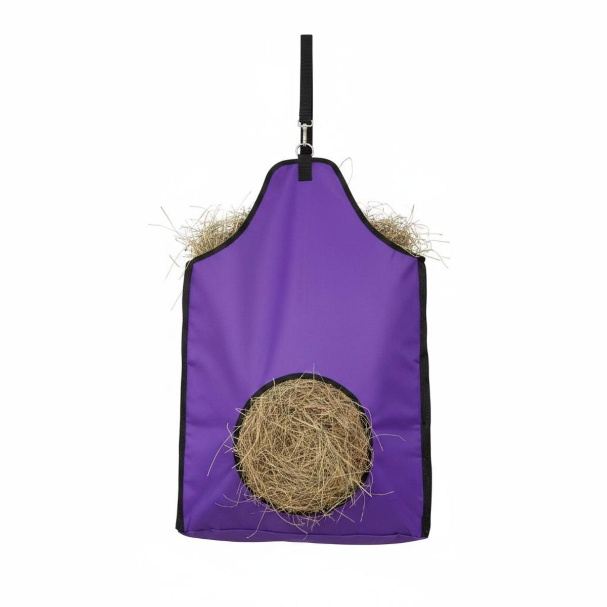 Hanging Hay Net Mesh Perforated Hay Feeder Bag Large Capacity for Barn