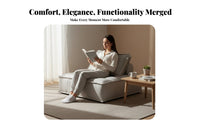 configurable Block Sofa Nordic aesthetic Living Room Furniture Combination Couch for Apartment Dwellers, Design aficionados, Lounge Area, Studio, Office