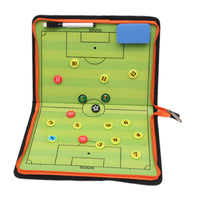 Soccer Board Foldable Soccer Coaching Board Zippered Portable for Coaches, Match Planning, Sideline