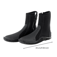 Dive Boots Non-Slip Wetsuit Boots Dive Booties Grippy Diving Booties High-Top for Divers, Snorkeling, Rocky Shores