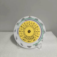 Glossy Music Theory Learning Wheel with Pouch Handheld Circle of Fifths Chord Wheel Rotating Circle of Fifths Tool Visual for Students, Beginners, Guitarists, Home Study, Classroom