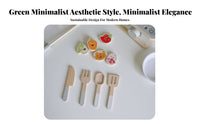 Pretend Pretend Kitchen Portable Mini Kitchen Storage Shelf Compact