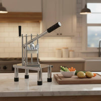 French Fry Cutter Versatile Manual French Fry Cutter Heavy-Duty Kitchen Chopper for Professionals, Restaurant