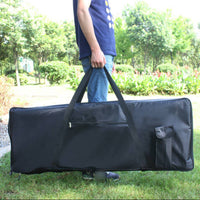 76-Key Keyboard Bag Padded Keyboard Bag with Soft Pocket for Students, Gigs
