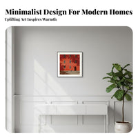 Easy to Hang Minimalist Decorative Painting Thoughtful Gift Inspirational Quote Wall Art Fade-Resistant Framed Image Print Dustproof for Homeowners, Professionals, Living Room, Bedroom, Hallway, Classroom
