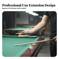 Carbon Fiber Cue Extension Extended Reach Telescopic Cue Extension Lightweight Quick to Attach for Professionals, Game Room, Bar