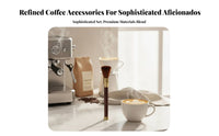 Dense Bristles Coffee Cleaning Brush Slim Cylindrical Coffee Grinder Brush Brass-Colored Manual