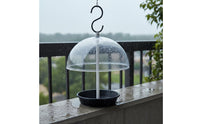 Bird Feeder with Dome Lightweight Hanging Bird Feeder Outdoor Pet Supplies for Nature Lovers, Garden, Yard, Patio
