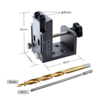 Pocket Hole Jig Scale Angled Hole Jig Quick Clamp Woodwork Joint Guide for Woodworkers