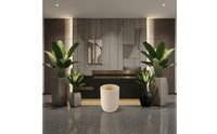 Flower Pot Imitation Ceramic Plant Basket Planter for Entryway