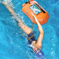 Adjustable Length Accessible Water Swim Tow Buoyancy Device Leash Locking Buckle Swim Buoy Tether Belt Heavy Duty Swimming Safety Waist Belt High-Density Strapping for Swimmers, Beginners, Training