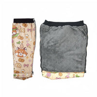 2 Pieces Cold-Proof children's Thermal Knee Pads Thickened Fleece Lining Kids Winter Leg Warmers Adjustable Straps for Girls, Boys, Cycling