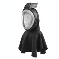 Dustproof Powered Air Purifying Respirator Industrial Use Electric Air Circulation System Mask Breathable Fan Hood Mask Portable for Farm Workers, Construction