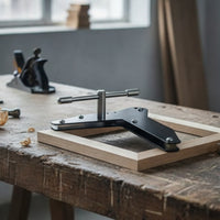 L-Shaped Corner Clamp Screw-Driven Right Angle Clamp Adjustable Wood Clamps Heavy Duty for Frame Assembly