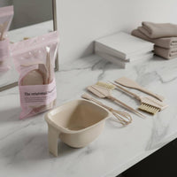 Hair Dye bowl Brush Set Chinese Design Create Hair Dye Brush and Bowl Set Reusable Hairdressing Supplies for Home