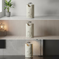 Collapsible Foldable Laundry Hamper Portable Laundry Bag with Aluminum Handle Large Capacity Basket Sturdy for Dorm Room, Bathroom, Bedroom