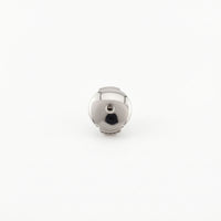 8mm Earring Backs with Disc Polished Push-on Earring Backs Hypoallergenic Jewelry Findings Lightweight