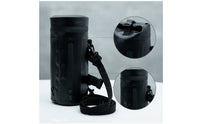Structured Cylindrical Handlebar Bag Compact Bike Handlebar Bag Weatherproof Front Pouch Long-Lasting for Cyclists, Commuters