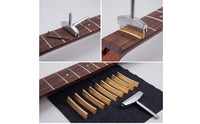 Guitar Fret Press Installation Tool Professional Fret Press with Curvature Blocks Manual for Luthier