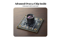 1MP OV9732 Camera Module Plug and Play Face Recognition Camera Module 30FPS Frame Rate Electronic Component for Developers, Engineers, Robotics