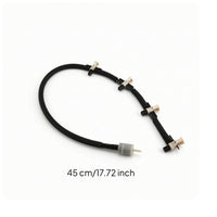 Petroleum Hose Assembly Braided Petroleum Hose with Clip Fittings Oil Resistant for Engine Repair