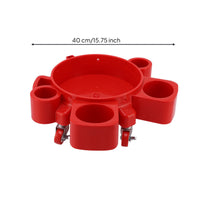 Car Wash Bucket Cart Round Wheeled Bucket Stand Rust Cleaning Tool