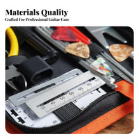 Multi-Functional Guitar Maintenance Repair Kit Portable Guitar Setup Tool Set Great Gift for Luthiers, Guitarists, Workshop, Home, On The Go