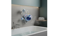 Waterproof Design 2-in-1 Bubble Machine Shower Fun Sound and Light Electric Elephant Shower Toy Bathtub Water Circulator Toy for Toddlers, Kids, Babies, Bathroom, Swimming Pool