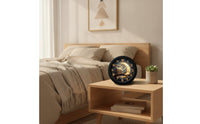 Wall Clock Silent Round Wall Clock Decorative for Bedroom, Shelf, Desk