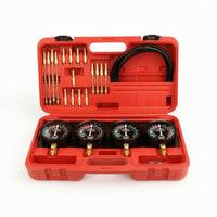 Vacuum Carburetor Synchronizer Easy Reading Carburetor Synchronizer Heavy-Duty Vacuum Gauge Kit for Motorcycle Mechanics, Garage