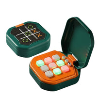 Electronic X's and O's Game 2-Player Mode Handheld Mind Game Illuminated-up Mind Game Toy for Children