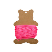 Die-Cut Winding Card Flat Cord Organizer Compact Thread Card Lightweight for Crafters, Diyers, Craft Rooms, Tackle Boxes