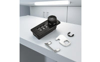 Cabinet Lock with Rotating Knob Slim Mechanical Combination Lock Coded Rotary for Cabinets, Drawers