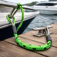 Guard Sleeves Bungee Dock Line Coiled Bungee Mooring Rope Shock Absorbing Stretch Dock Line Stretchy