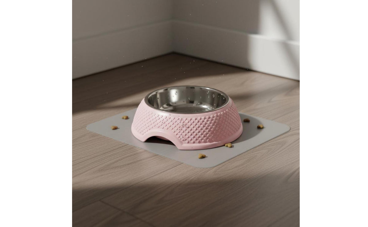 Non-Slip Cat Bowl Stainless Steel Pet Bowl Rust Resistant Stainless Steel Food Bowls for Kittens, Small Dogs