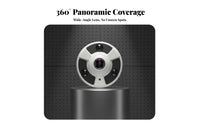 360 Degree Wirelessreless De-Angle Camera Infrared Panoramic Dome Camera Sturdy Metal Housing Wall or Ceiling Mountable