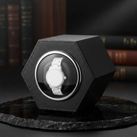 Single Watch Winder Two Rotation Modes Single Watch Winder Box Stackable Design Perfect Gift for Closet