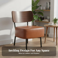 Minimalist Design Armchair and End Table pair multipurpose Use Conversation Set Space-Saving Living Room Furniture Ergonomic Backrest for Interior Designers, Apartment Dwellers, Coffee Shop, Reception Area, Small Spaces, Balcony