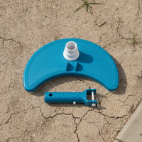 Crescent Pool Vacuum Head Manual Pool Vacuum Head with Hose Connector Compact Slim