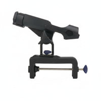 Clamp-on Fishing Rod Holder Large Clamping Range Rail Mount Rod Bracket 360 Degree Rail Mount Pole Holder Resistant