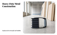 Heavy-Duty Board Lifting Clamp Metal Board Carrying Clamp Handle Textured Flat Material Lifter Compact