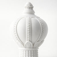 Curtain Rod Finials, Crown Curtain Pole Ends, Aluminum Alloy Rod Finials, Decorative Curtain Rod End Pieces, Easy Install Curtain Pole Decorative Ends