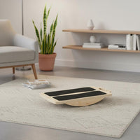 Adjustable Wooden Slant Board Non-Slip Surface Incline Stretching Board for Athletes, Physical Training