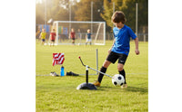 Soccer Kick Detachable Design Solo Soccer Easy Assembly Ball Control Practice Tool for Young Athletes, Beginners, Backyard